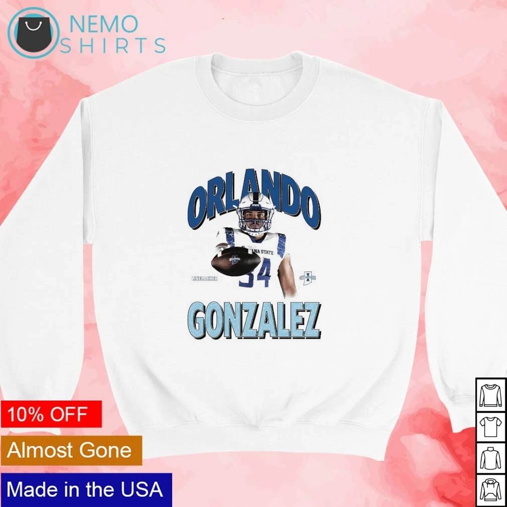 Orlando Gonzalez Retro Indiana State Sycamores Linebacker No 34 shirt