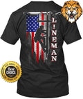 Proud Lineman T-Shirt S-3XL Q6651
