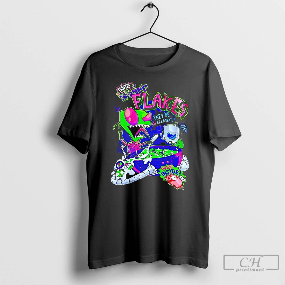 Premium Frosted Flakes Invader Zim Theyre Grrrreat T Shirts