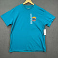 Ocean Coast Southern Outfitters Shirt Mens Large Blue Short Sleeve T Shirt Surf