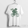 Classic Portland Frog On Bike Resist Anti Ice T Shirts