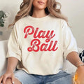 Play Ball T-shirt, Game Day Tee, Baseball Game Fan Shirt, Baseball Shirt