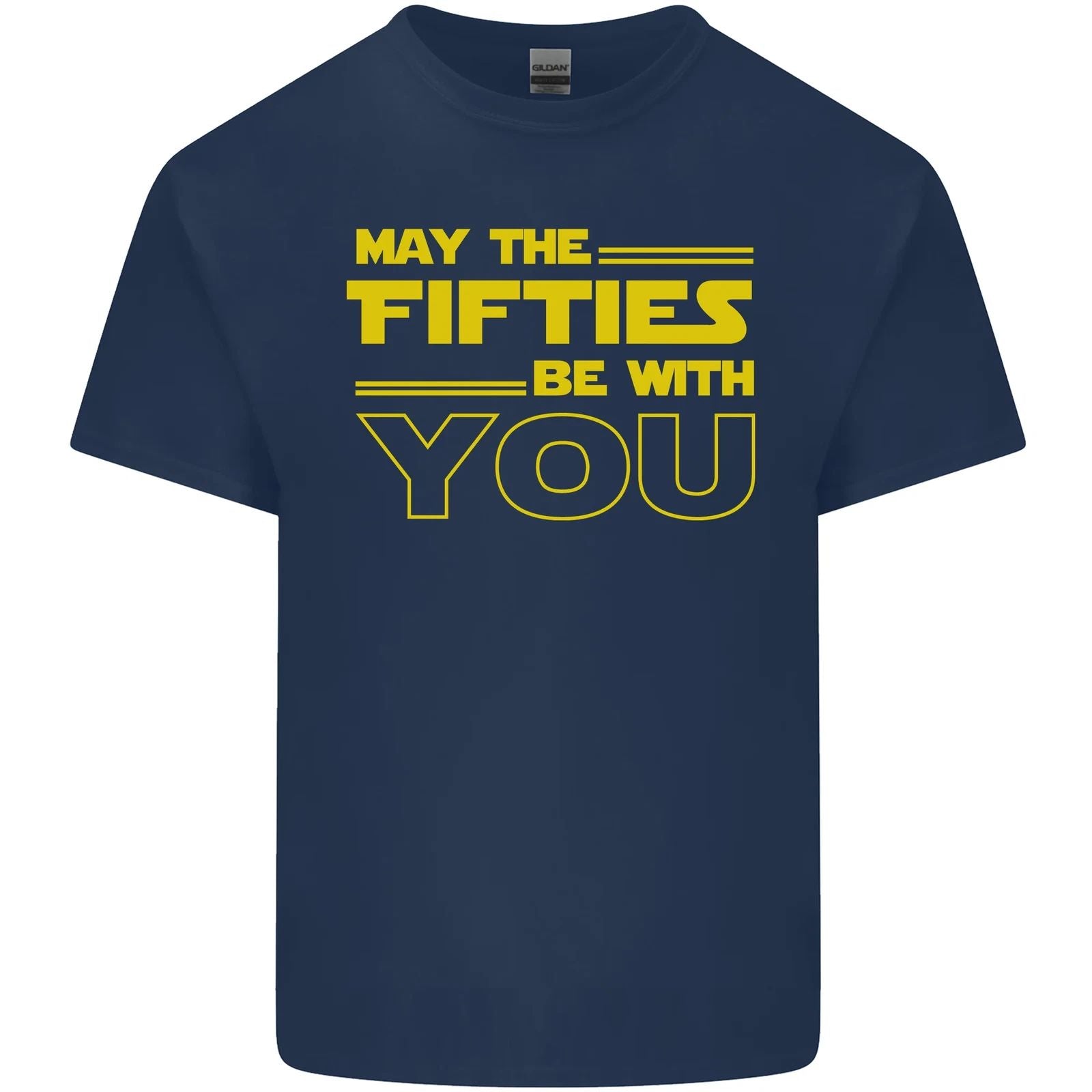 May the 50s Fifties Be With You Sci-Fi Mens Cotton T-Shirt Tee Top