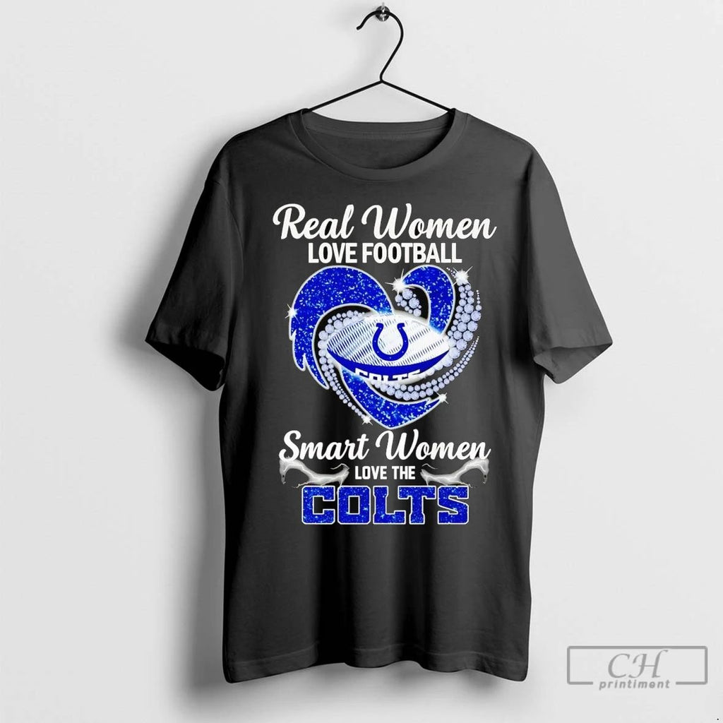 Premium Real Women Love Football Smart Women Love The Colts Diamond