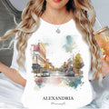 Alexandria Unisex Shirt Travel Gift Minnesota Trip Lovers Souvenir Tee