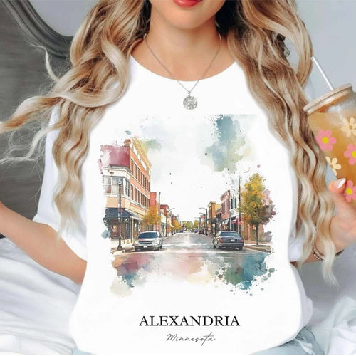 Alexandria Unisex Shirt Travel Gift Minnesota Trip Lovers Souvenir Tee