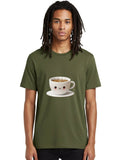 Coffee-Cup-3 Mens Graphic Tee, 100% Cotton, Casual Summer Wear