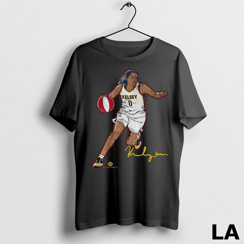 Original Kelsey Mitchell Superstar Pose Indiana Fever Wnba Basketball Signature