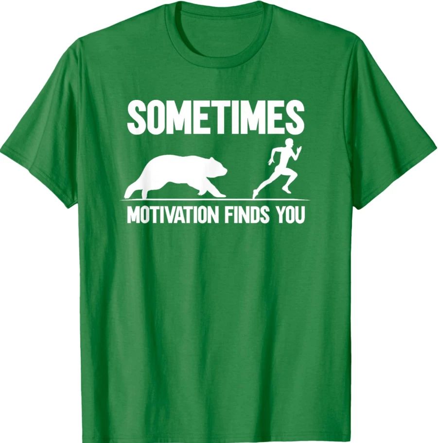 Motivation Finds You T-Shirt | Funny Fitness Humor Gym Tee | Unisex Graphic Tee