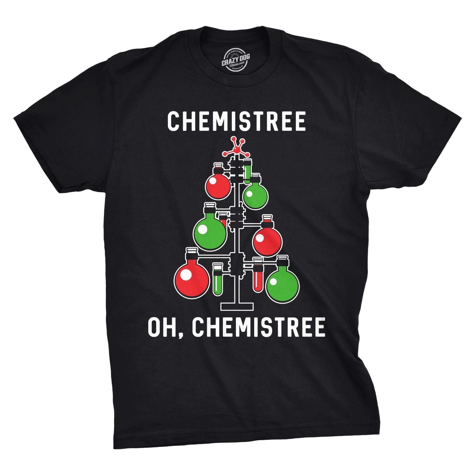 Mens Chemistree T shirt Funny Chemistry Science Christmas Nerdy Graphic Cool Tee