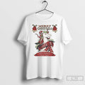 Classic Elegant Christmas Unicorn Scarf Merry Holiday White T Shirts