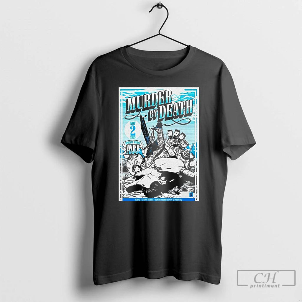 Premium Murder By Death Nov 2 2025 Tumbleroot Brewery Distillery Tour T Shirts
