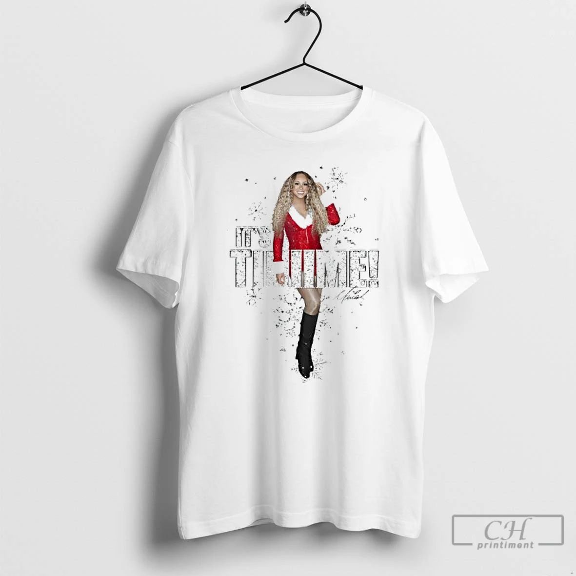 Premium Mariah Carey Christmas Its Time 2025 T Shirts