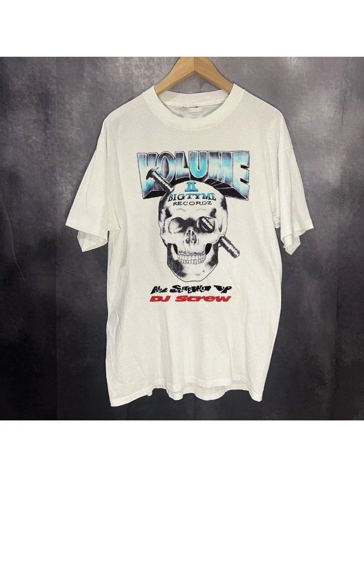 White Dj Screw Rap Cotton T-Shirt Full Size S-5Xl RS346