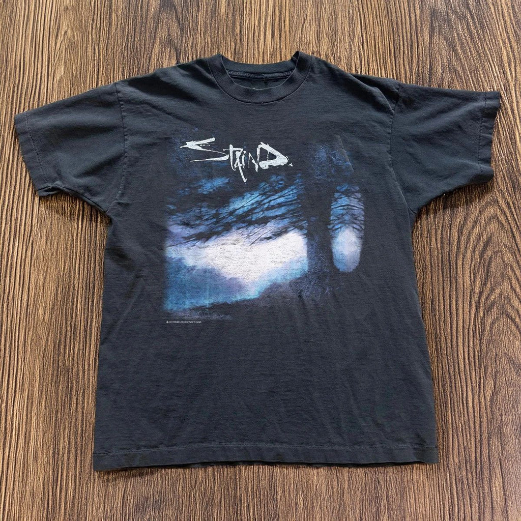 HOT! Staind Band Black Short Sleeve Unisex Black T-shirt Size S-5XL