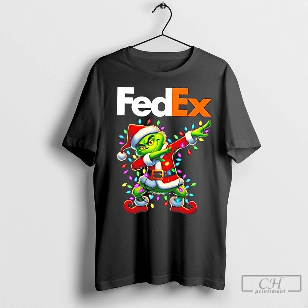 Classic Fedex X Grinch Dabbing Merry Christmas