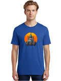 Castle-With-Robots Mens Graphic Tee, 100% Cotton, Casual Summer Wear