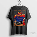 Trendy Officials No Future Outatime Retro 80s Arcade Back To The Future Style Long Sleve