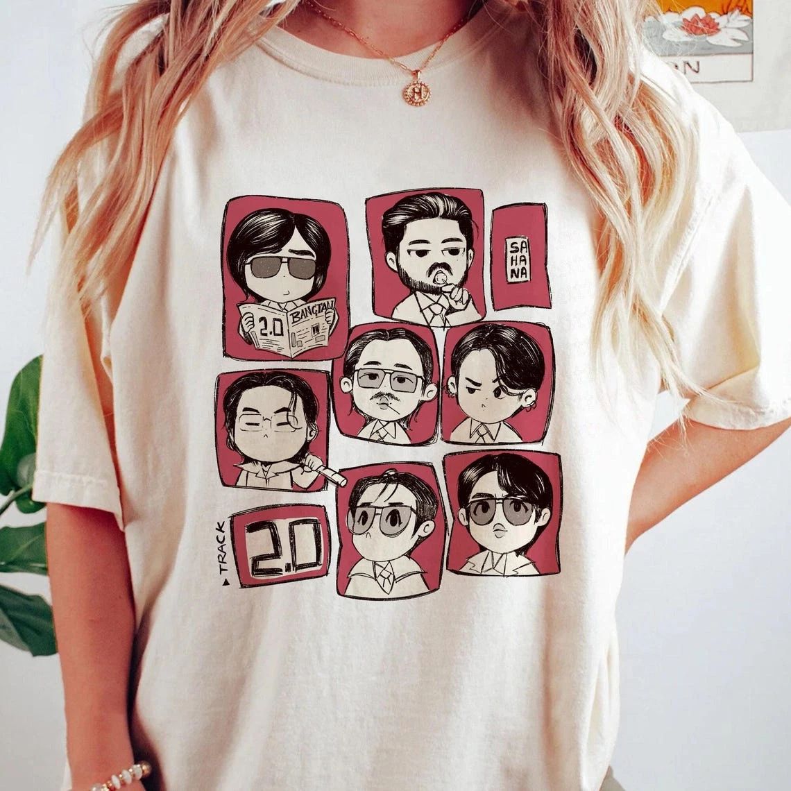 BTS Cute 2.0 T-shirt, Bangtanboys Members Shirt