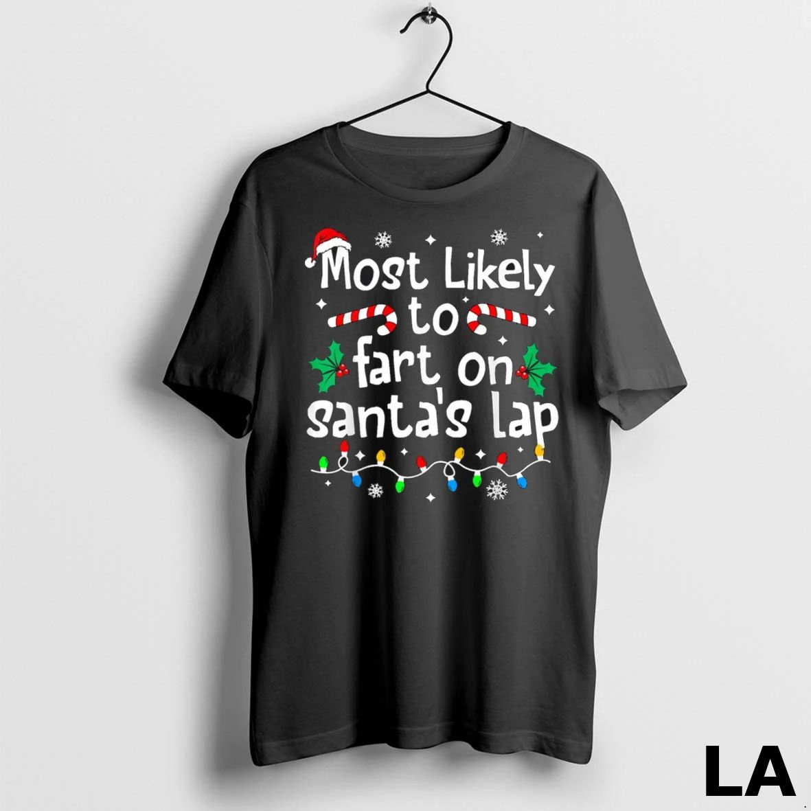Original Most Likely To Fart On Santas Lap Christmas Matching Family