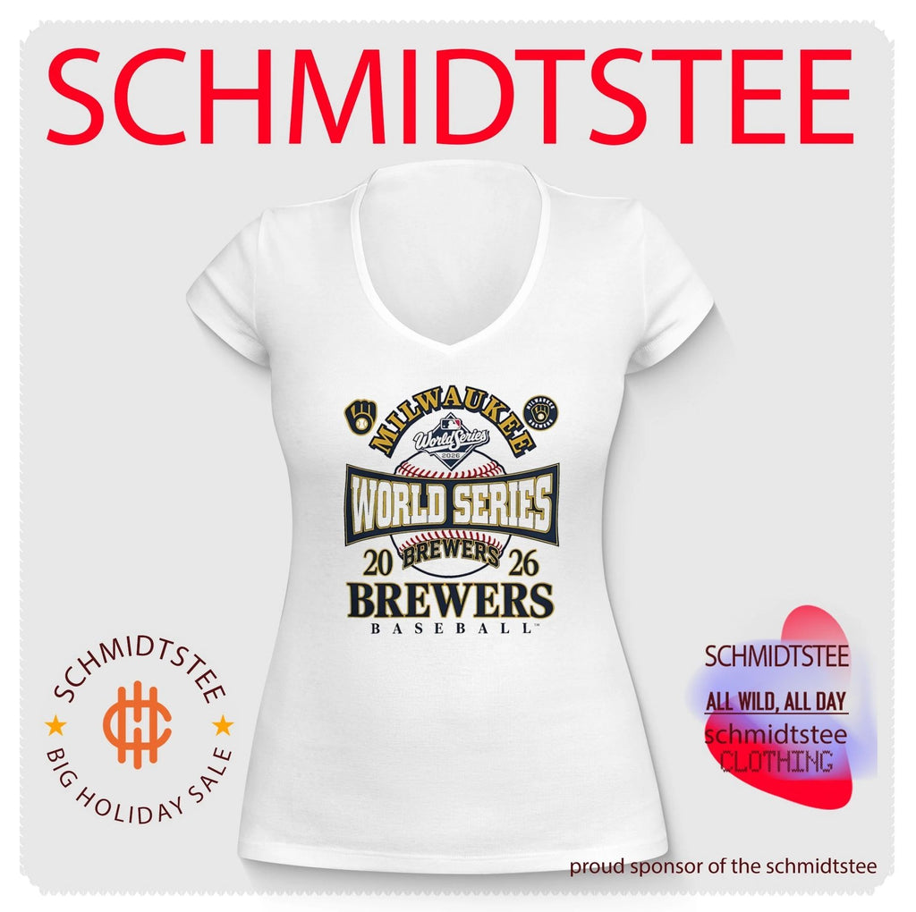 Milwaukee Brewers White 2026 World Series shirt
