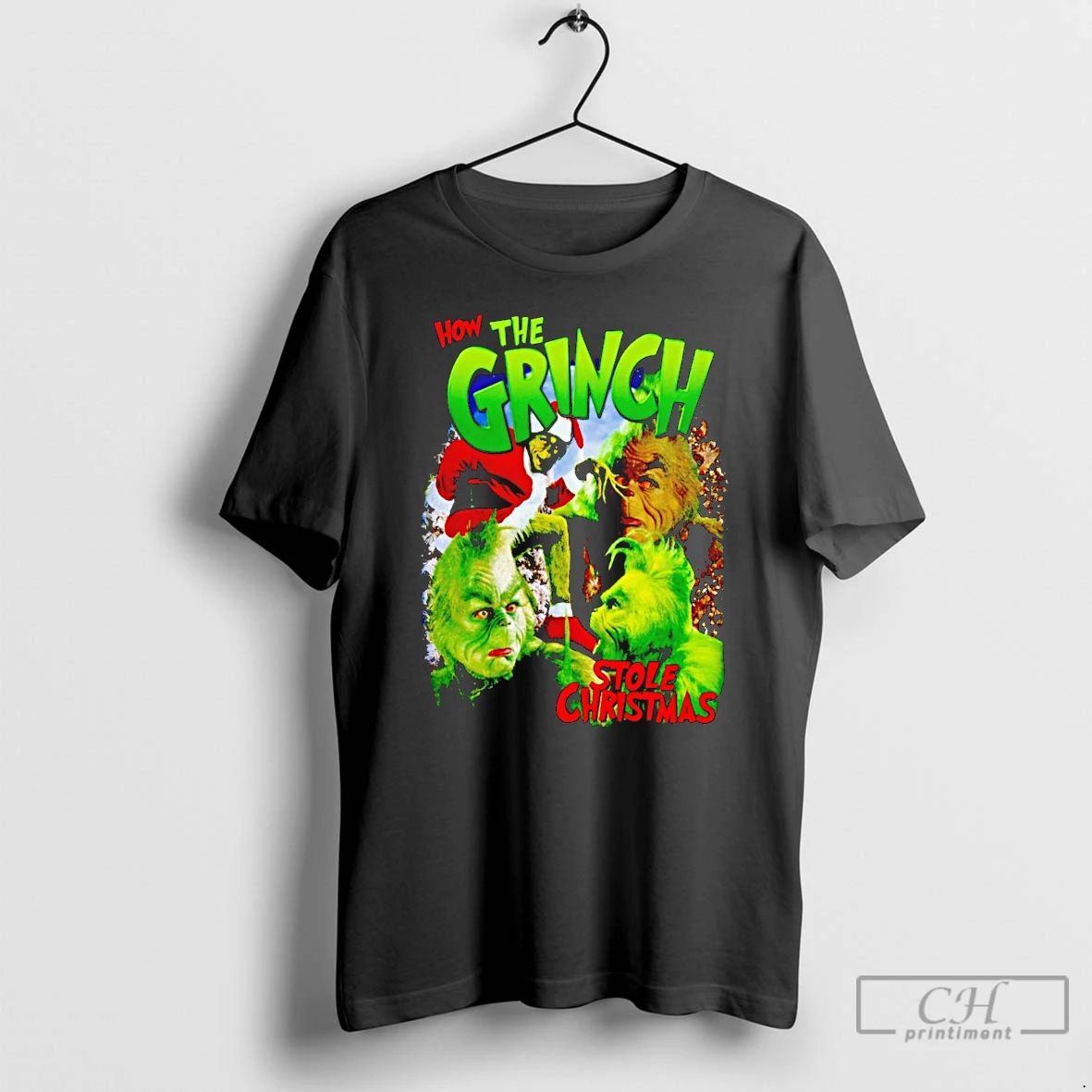 Premium How The Grinch Stole Christmas Movie Graphic T Shirts