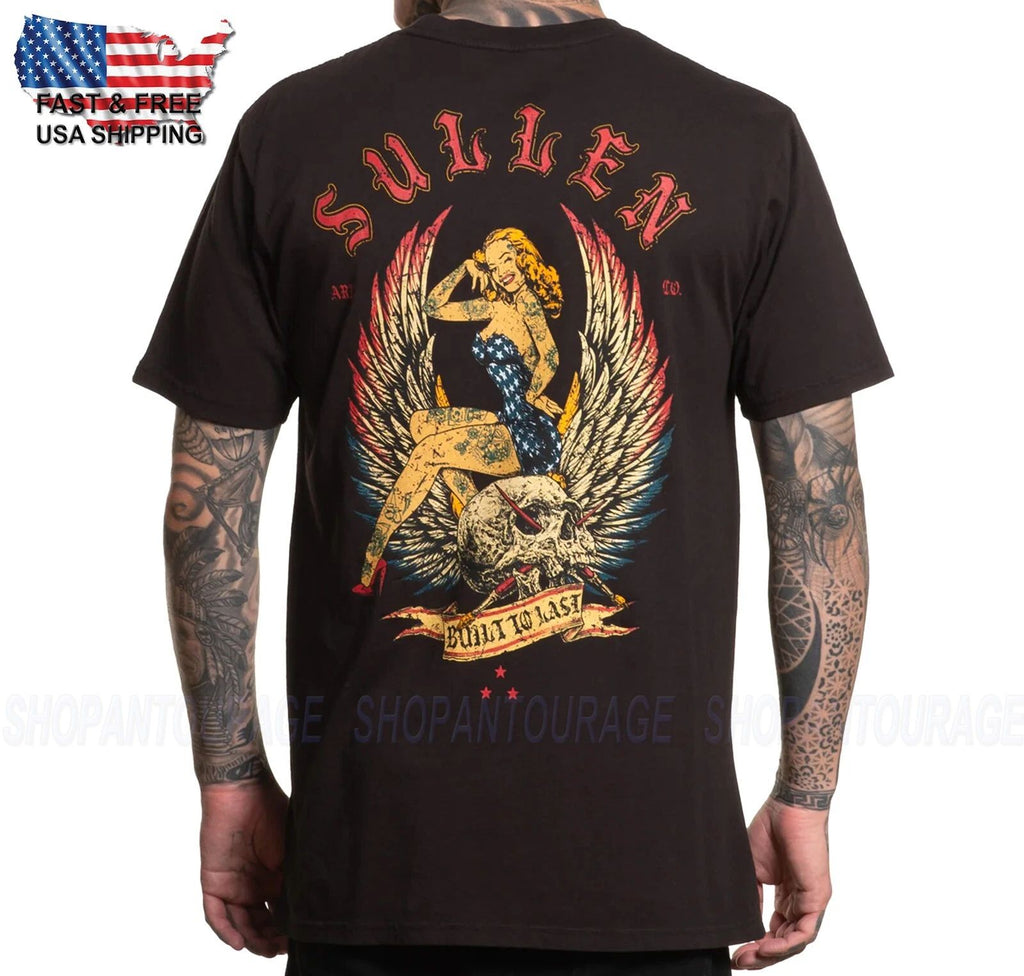 Sullen Art Collective Americana Premium Fit SCM6872 Short Sleeve T-shirt For Men