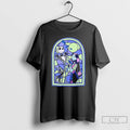 Classic Jack And Sally The Nightmare Before Christmas Stained Glass T Shirts