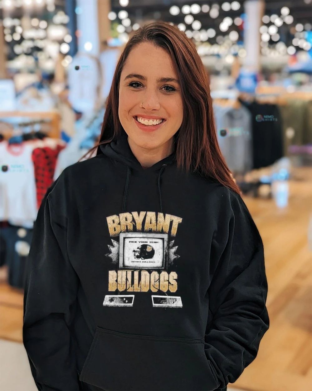 Retro Bryant Bulldogs Pick Your Team Video Game shirt
