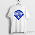 Classic La Dodgers 2025 Mlb World Series Champions Logo Christmas T Shirts