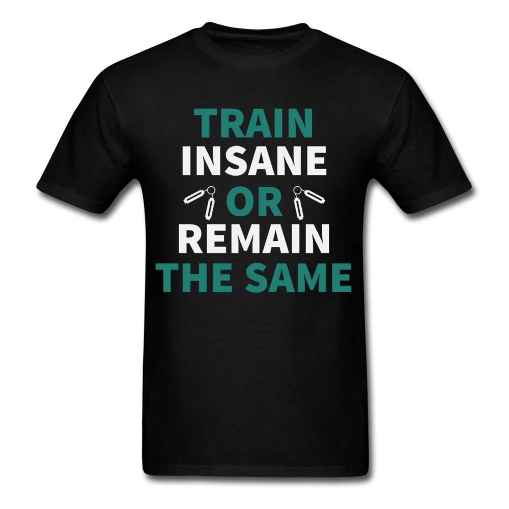 Train Insane Gym shirt Inspirational Quote Tshirt motivational T-Shirt