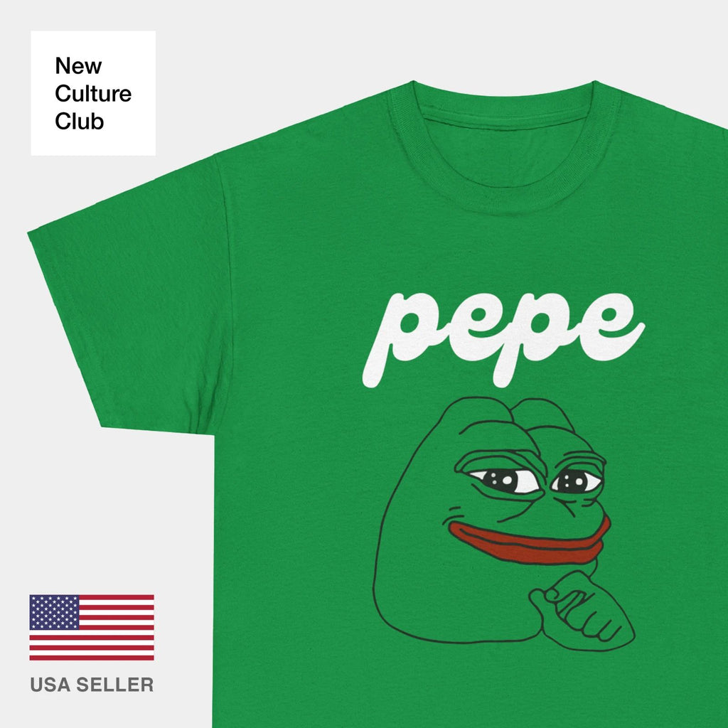 Pepe Meme Coin Crypto Gaming Bull Run T Shirt Tee Clothing Street Large Hype