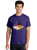 Sleeping-Orange-Cat Mens Graphic Tee, 100% Cotton, Casual Summer Wear