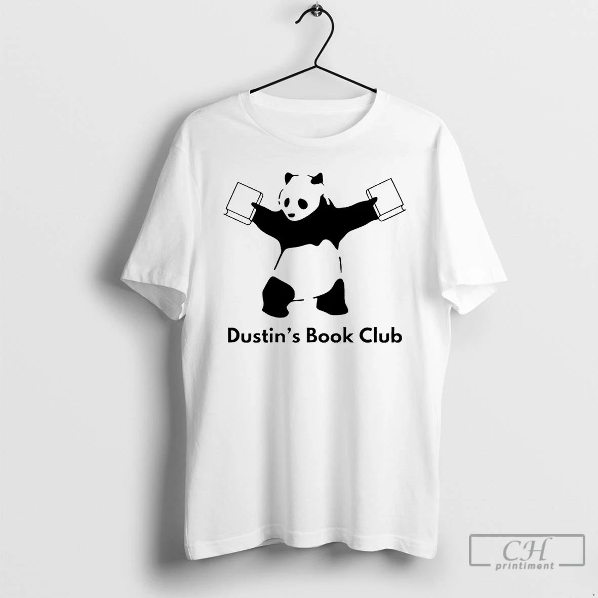 Classic Panda Dustins Book Club T Shirts