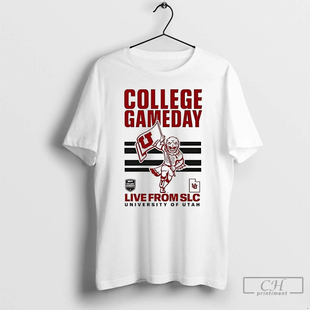 Classic Utah Utes Football College Gameday Utah Flag Mascot T Shirts
