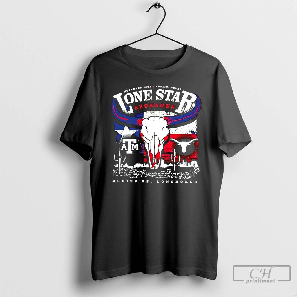 Premium Texas Longhorns Vs Aggies 2025 Lone Star Showdown T Shirts