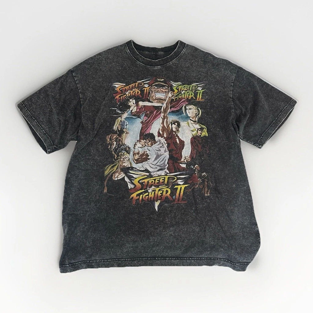 Street Fighter Vintage Style T-Shirt Size XL Video Game Promo
