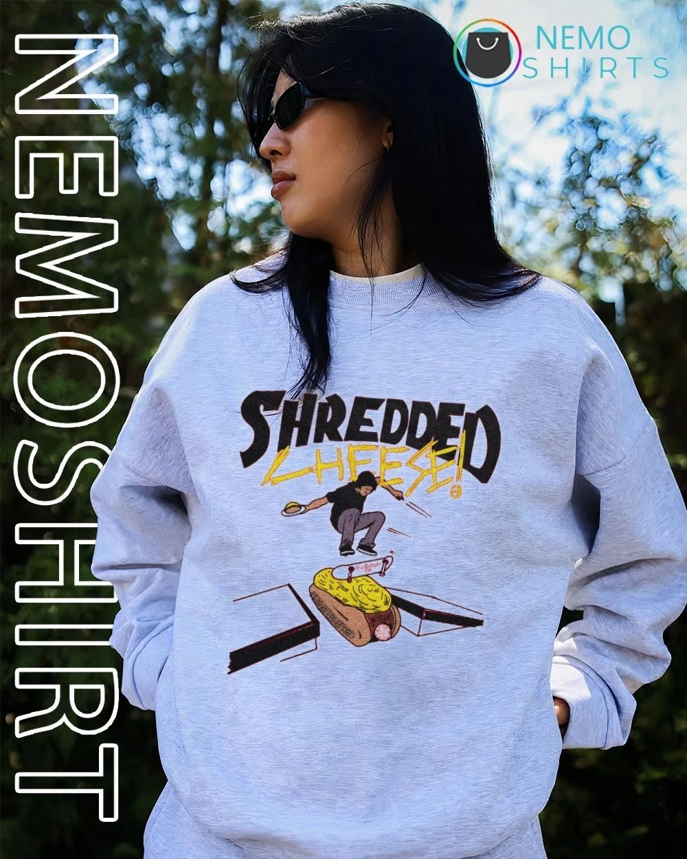 Camp Washington Chili Shredded Cheese Skater shirt
