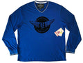 Rich Yung Men's Blue Long Sleeve Graphic T-Shirt Size 3XL NWT $34.00