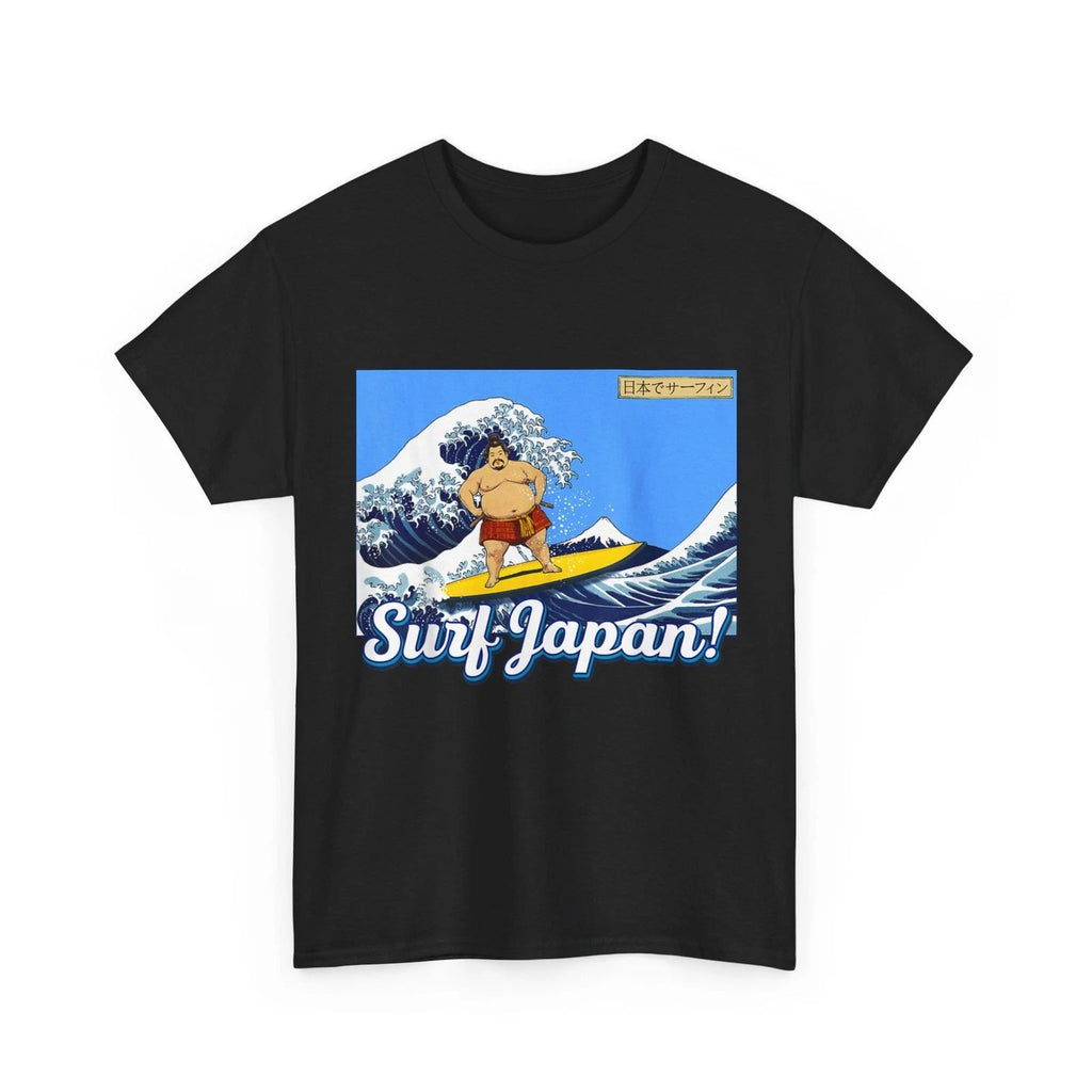Sumo Wrestler Surfing Shirt, Surf Japan! T-Shirt