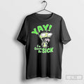 Classic Zim Yay Im Gonna Be Sick Cartoon Character T Shirts