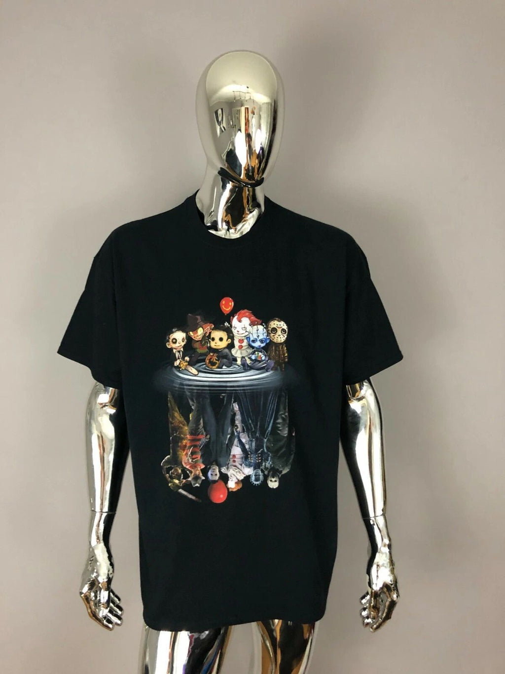 Gildan Print Art Black Graphic T-Shirt Size 2XL