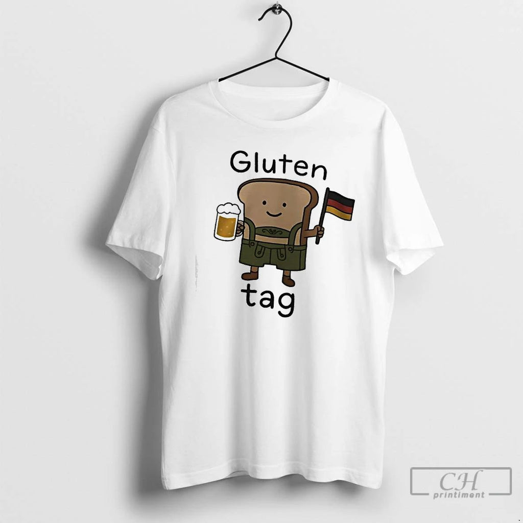 Premium Gluten Tag Germany Flag T Shirts