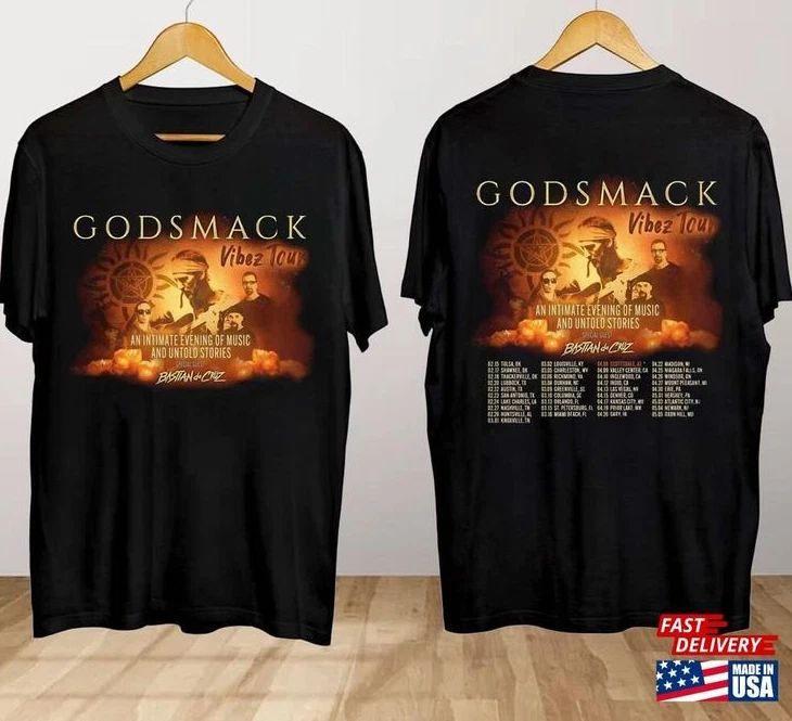 Godsmack Vibez 2024 North American Tour T-Shirt