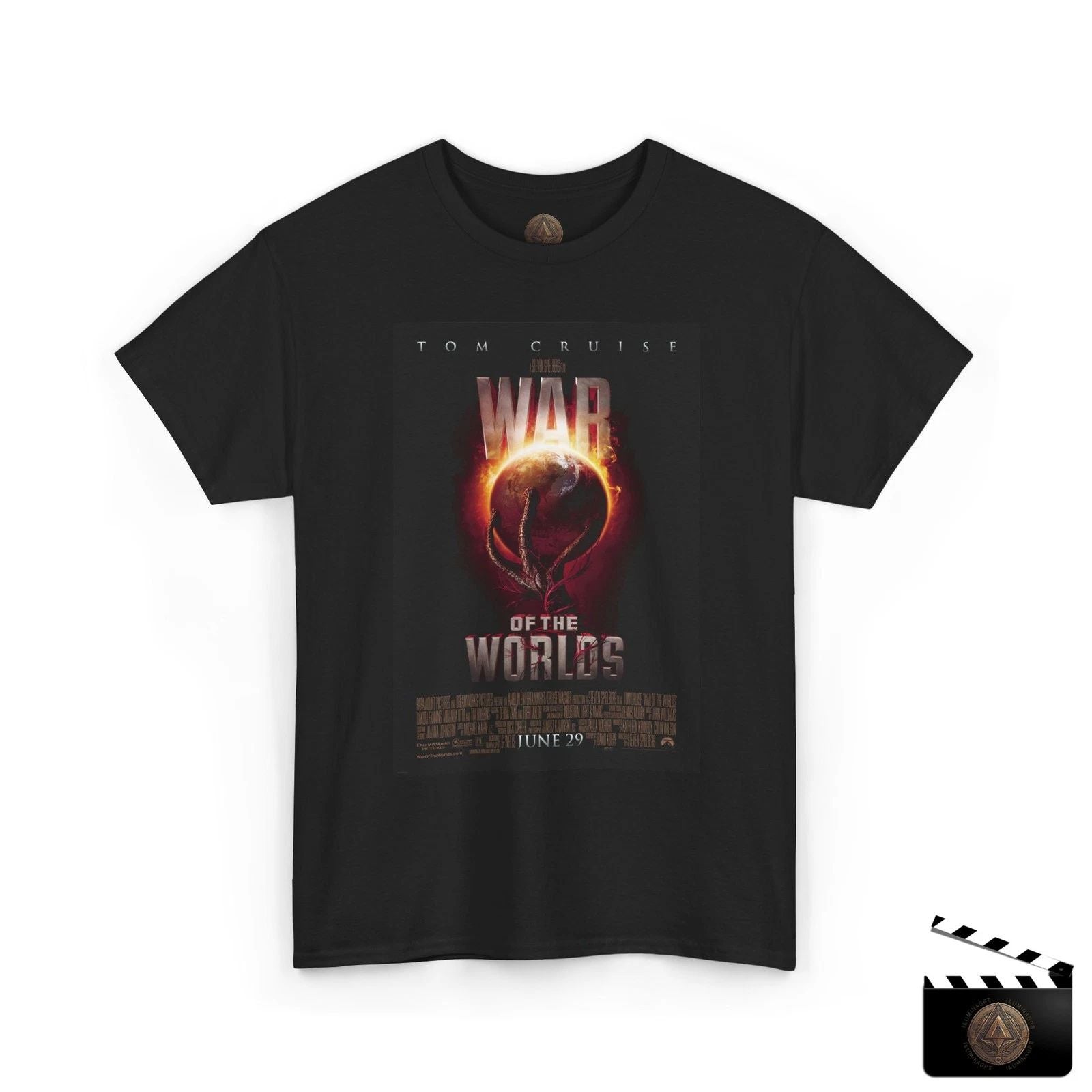 War Of The Worlds Movie Poster Retro T-Shirt For Men & Women