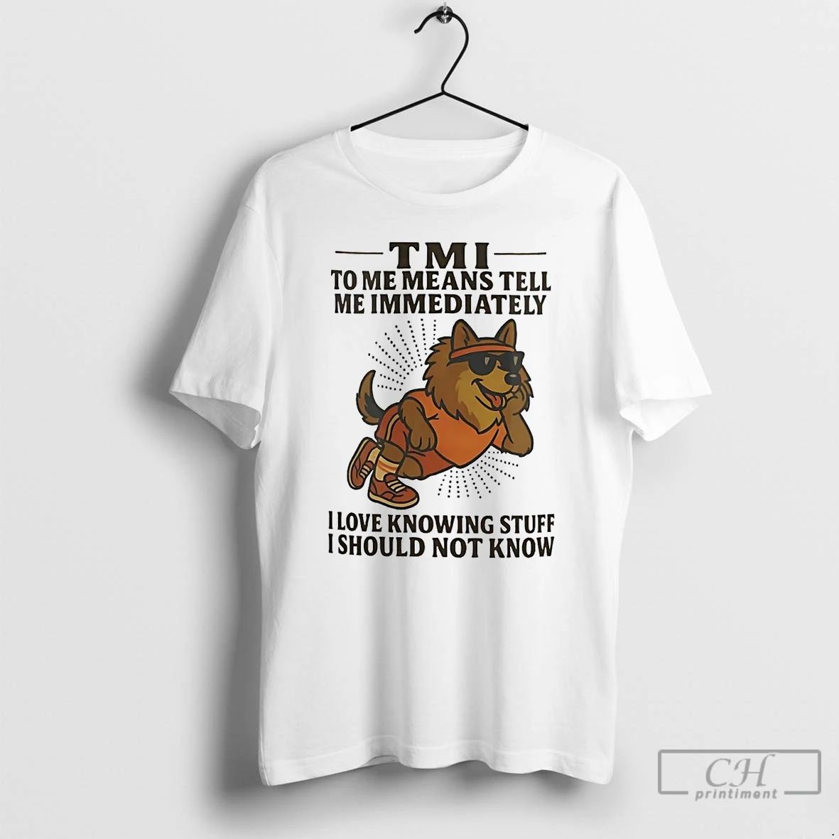 Classic German Shepherd Tmi To Me Means Tell Me Immediately I Should Not Know
