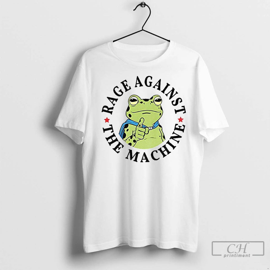 Classic Portland Frog Rage Against The Machine Anti Trump