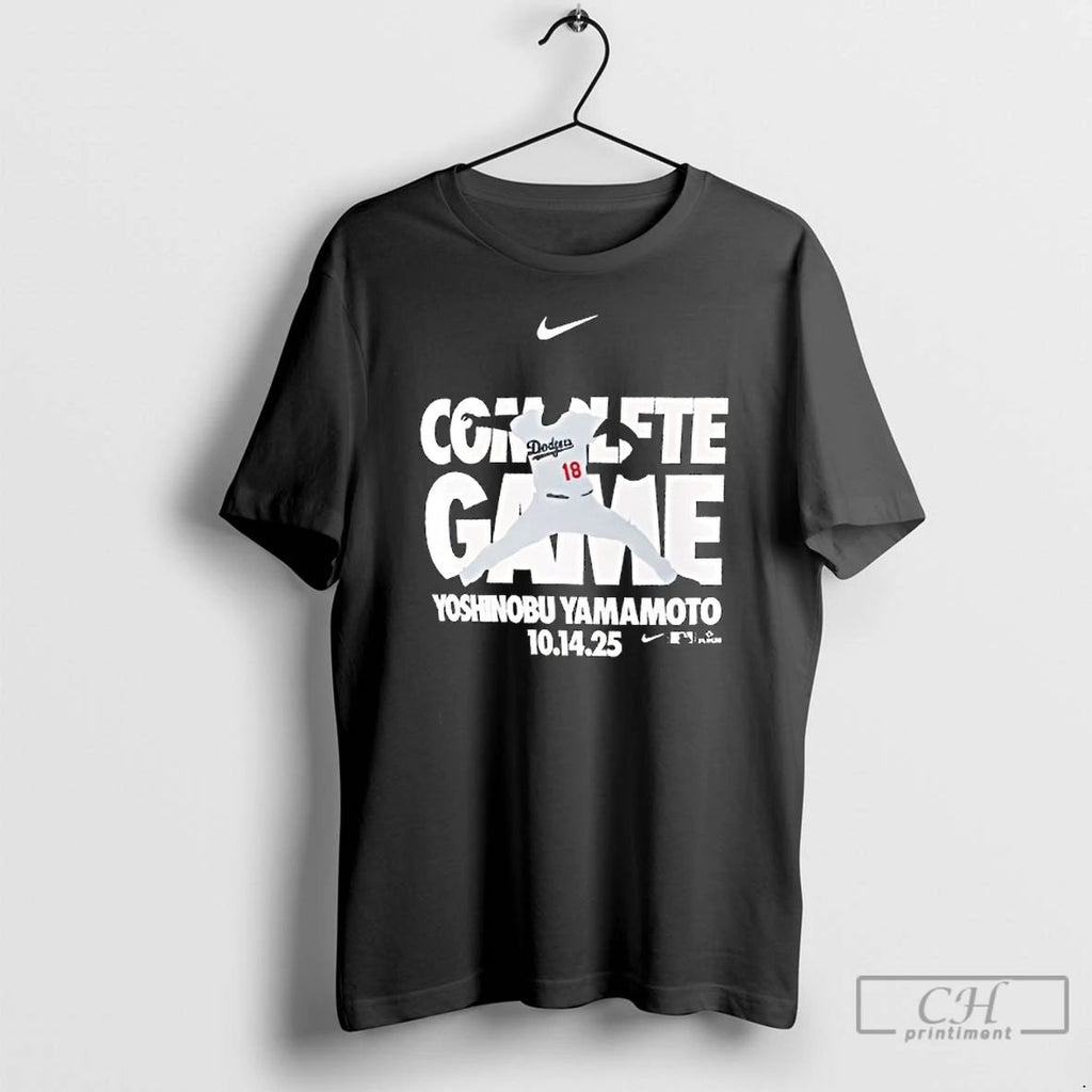 Classic Yoshinobu Yamamoto Los Angeles Dodgers Complete Game T Shirts