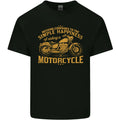 Simple Happiness Biker Motorcycle Motorbike Mens Light Cotton T-Shirt