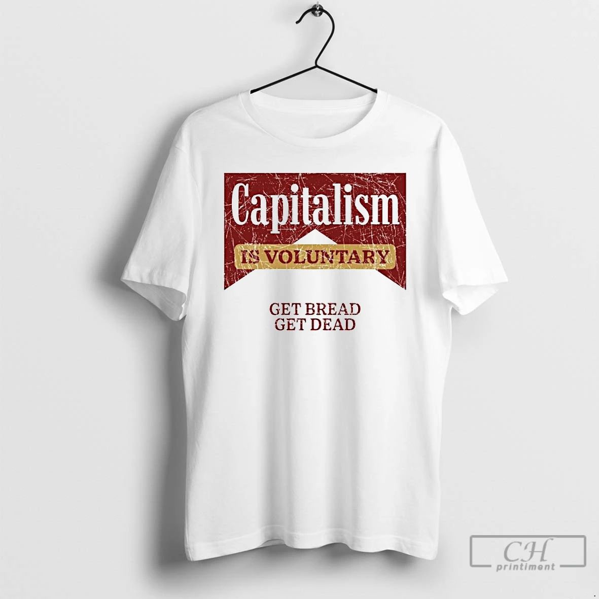 Premium Capitalism Is Voluntary Get Bread Get Dead Ornaments T Shirts